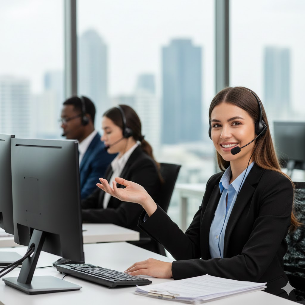 Equipe de atendimento Gold Crédito pronta para simular seu empréstimo